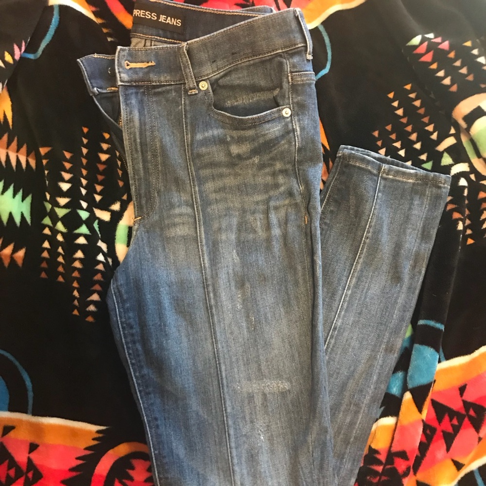 EXPRESS HIGHRISE ANKLE JEANS (LEGGING)